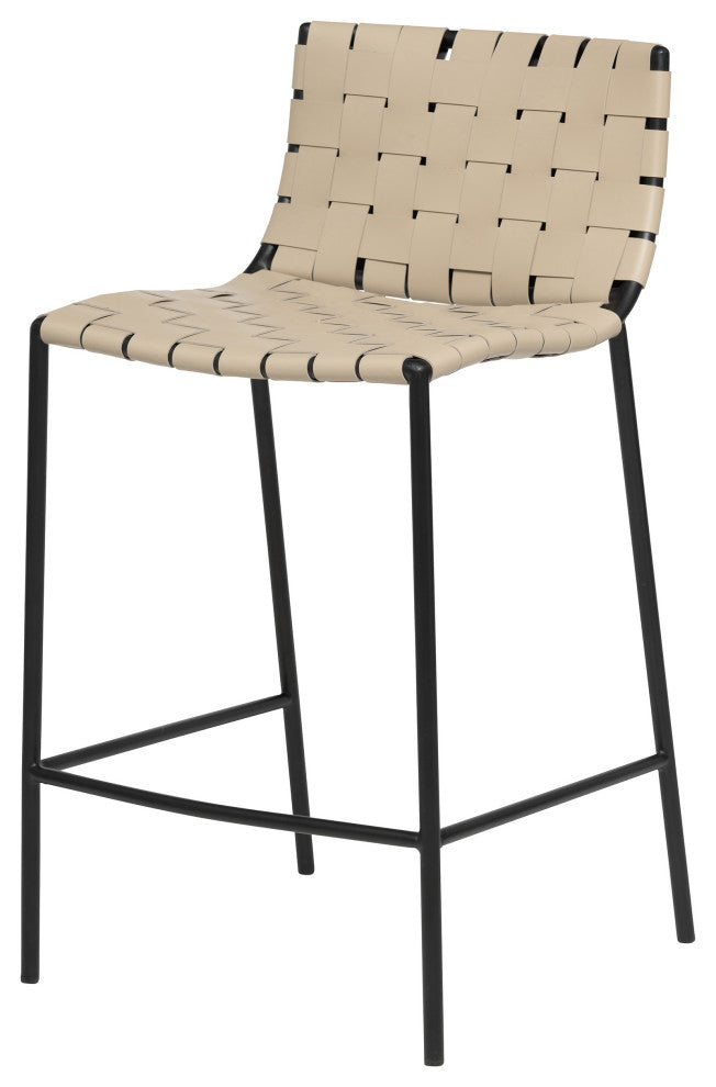Elite Living Soho (Single) Bar & Counter Stool, Sand, 26-Inch Counter Height