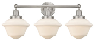 Oxford 3-Light 24.5" Bath Vanity-Light Brushed Satin Nickel