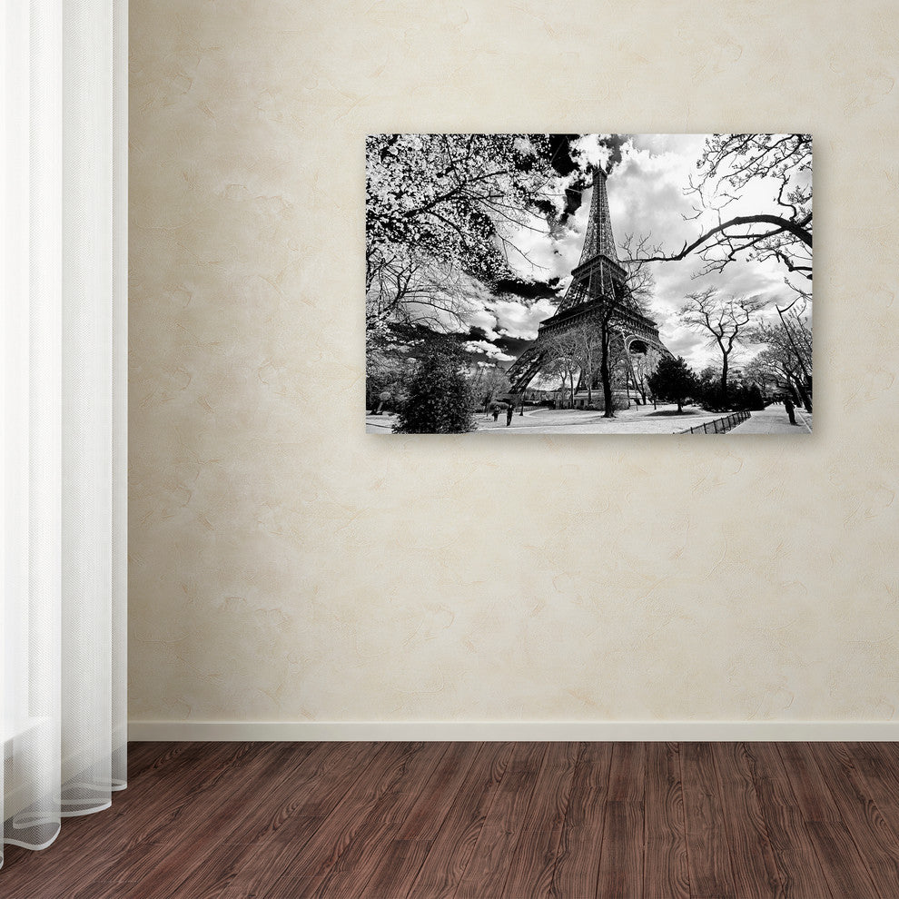 Philippe Hugonnard 'Eiffel Tower' Canvas Art, 19"x12"