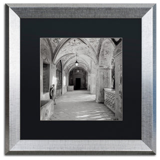 Alan Blaustein 'Padova I' Art, Silver Frame, Black Mat, 16x16