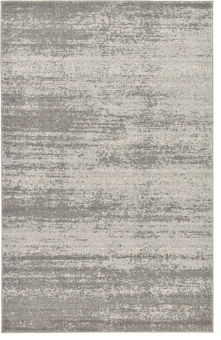 Rug Unique Loom Del Mar Gray Rectangular 5' 0 x 8' 0