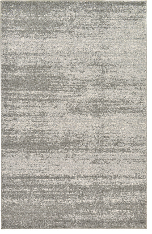 Rug Unique Loom Del Mar Gray Rectangular 5' 0 x 8' 0