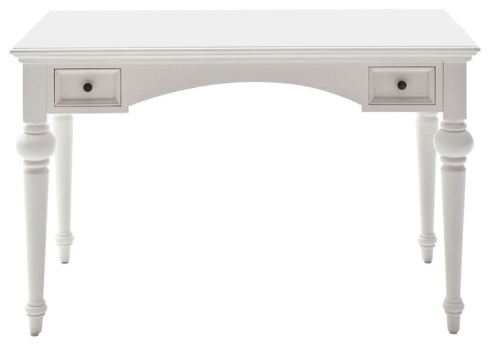 Antiqued White Provencial Writing or Computer Desk