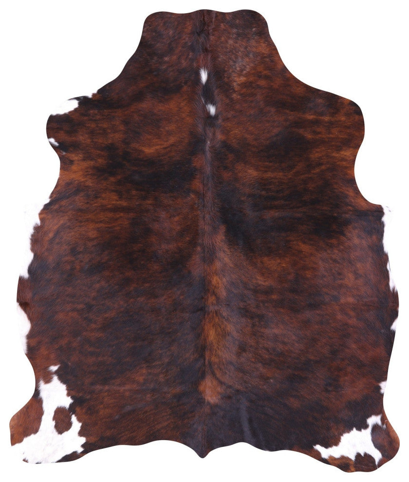 6' 3" X 5' 9" Natural Cowhide Rug C1571