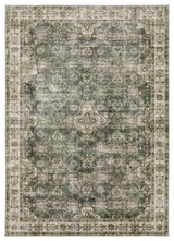 Malibu Mal04 Green/Beige 5' x 7' Rug