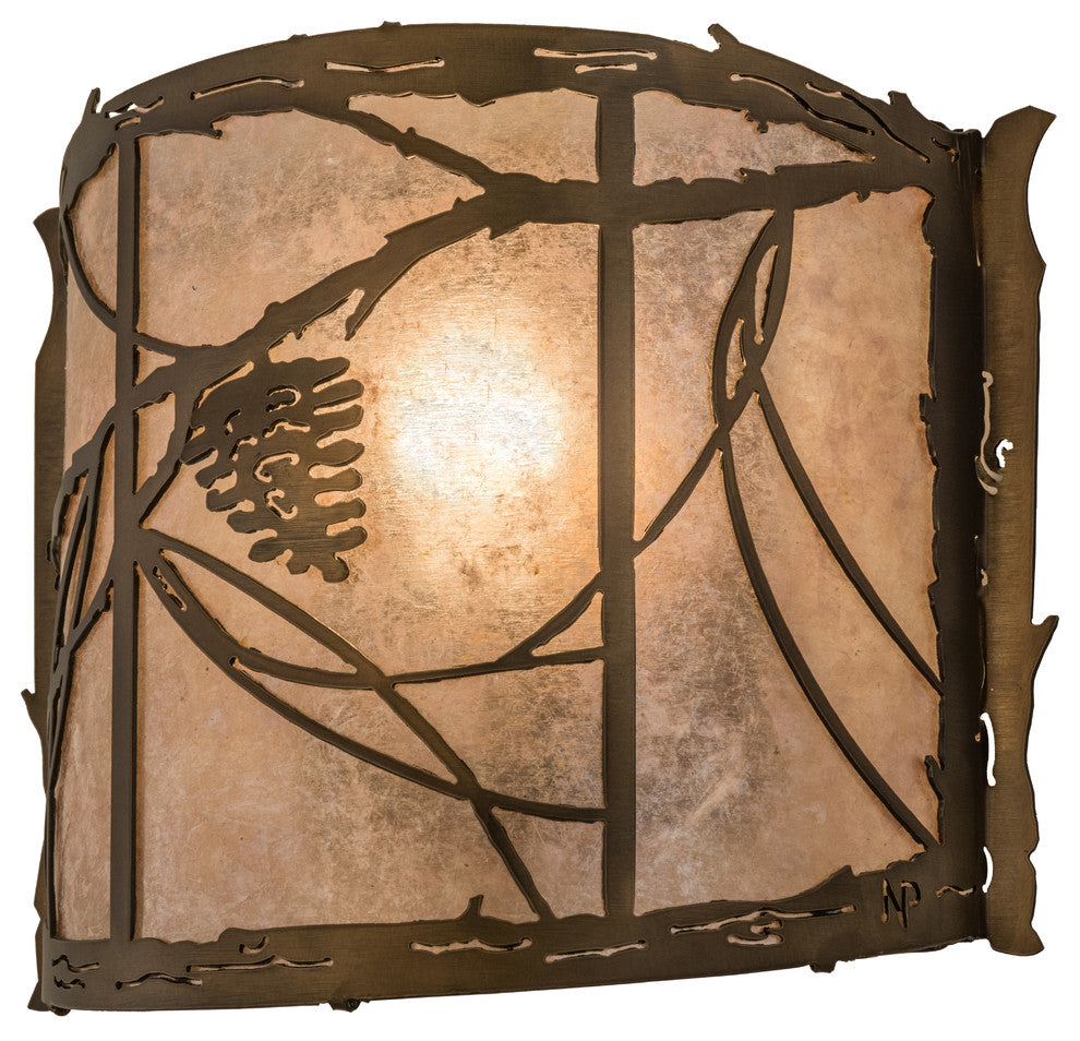 12W Whispering Pines Wall Sconce