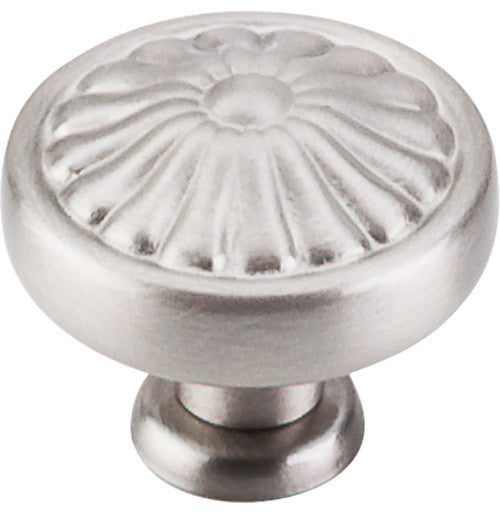 Flower Knob - Brushed Satin Nickel, TKM1599