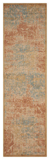 Nourison GRAPHIC ILLUSIONS 132 LIGHT GOLD RUG