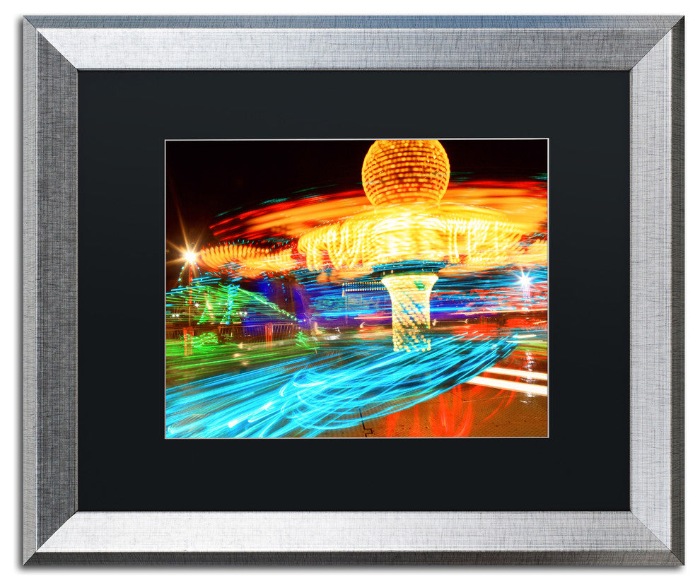 Jason Shaffer 'Twister' Matted Framed Art, Silver Frame, Black Mat, 20x16