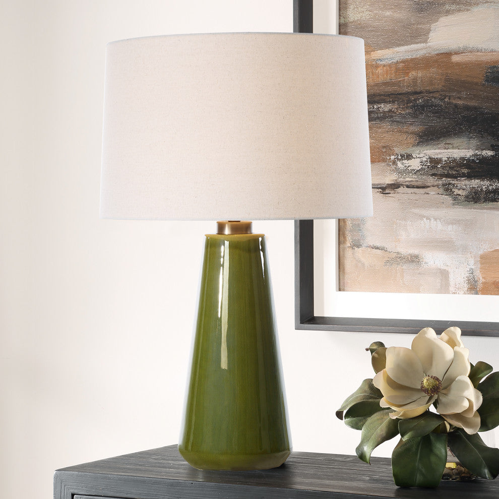Uttermost Kelley Moss Green Table Lamp