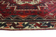Fine Vintage Distressed Francie Red Rug