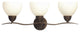 Hampton Ridge 3-Light Bath Bar, Bronze