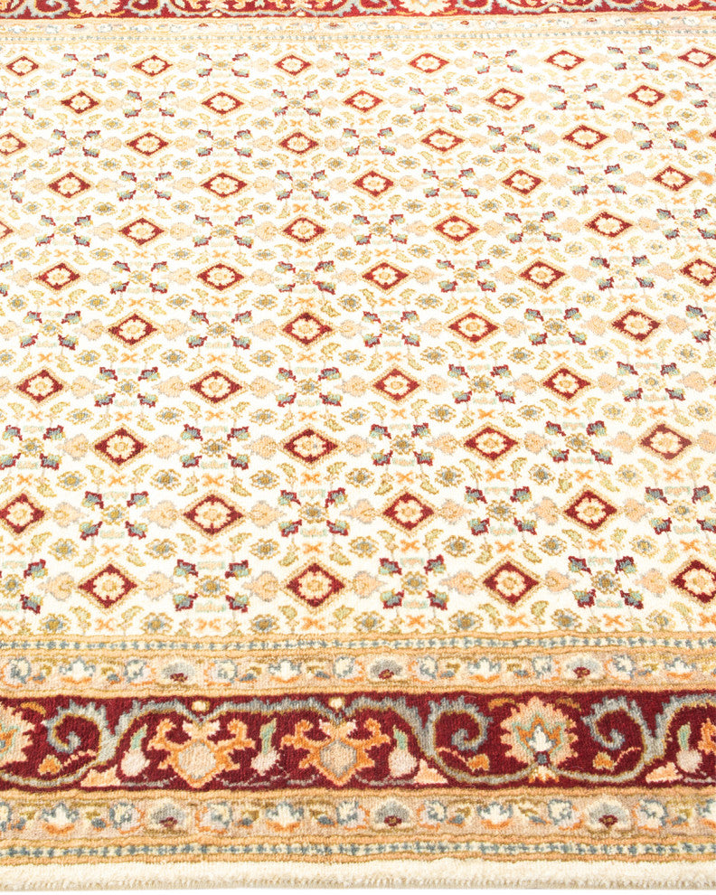 Mogul, One-of-a-Kind Hand-Knotted Area Rug Ivory, 4'1"x6'0"