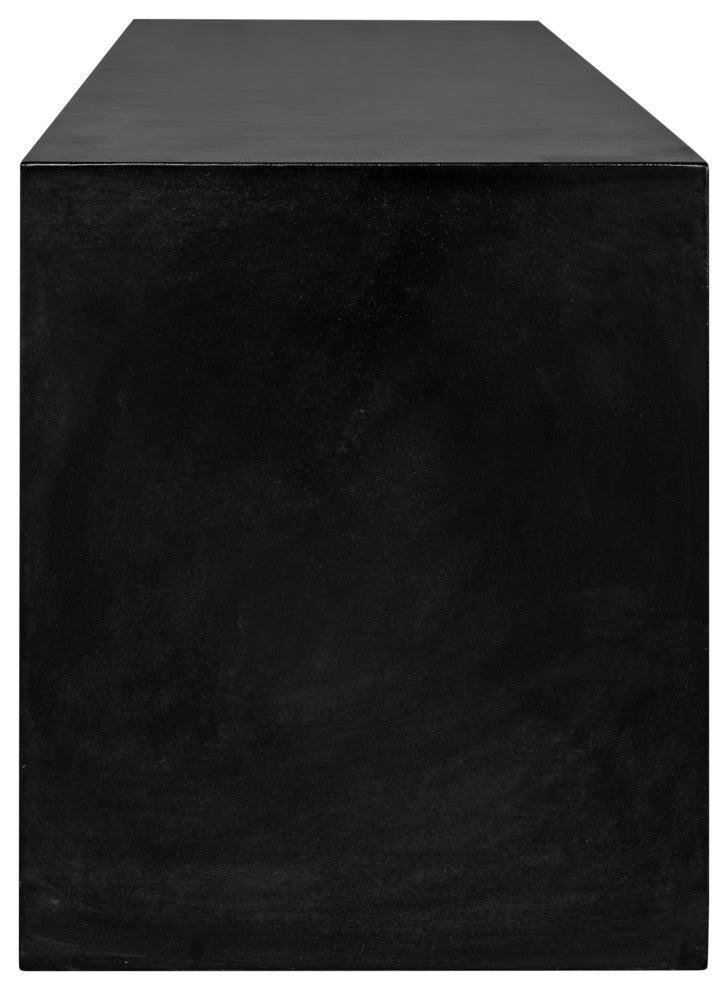 First of A Kind Lazarus Outdoor Bench Black