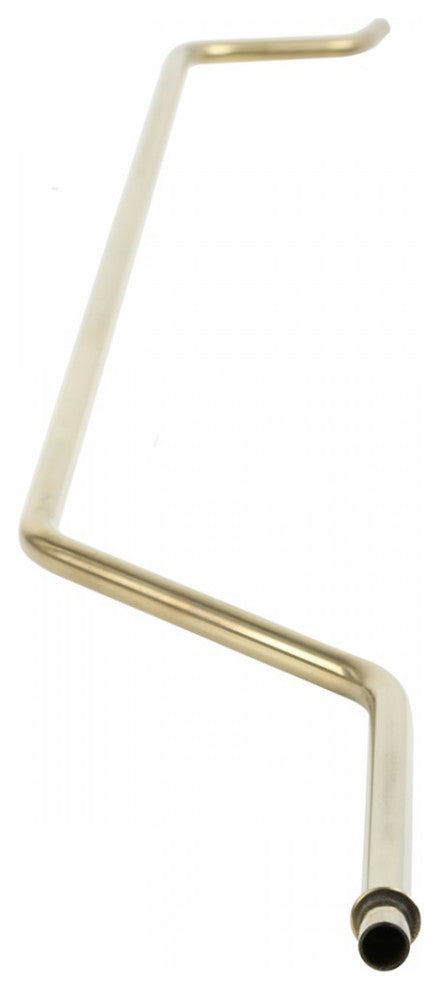 1/2" Brass Finish Stainless Steel Fill Pipe for High Tank Renovators Supply
