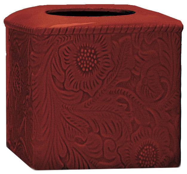 Savannah Tissue Box, Red