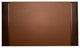 Brown "Croco" Leather 20"x34" Desk Pad.