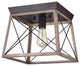 WAREHOUSE OF TIFFANY'S CD003-1IWG Oil Rubbed Bronze 1-Light Open-Cage Metal