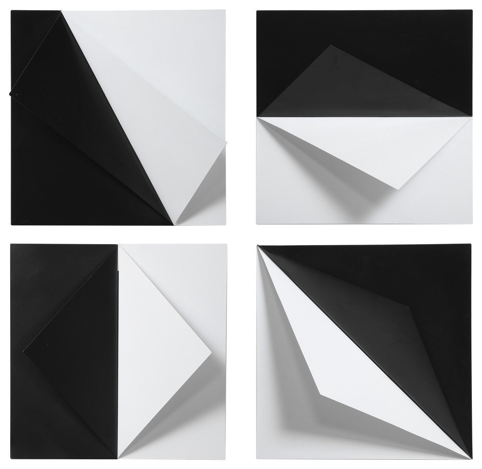 Uttermost Origami Metal Wall Decor, Set of 4