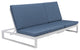 LeisureMod CLW-82BU Chelsea Convertible Lounge Reclining Double Chaise Cushions
