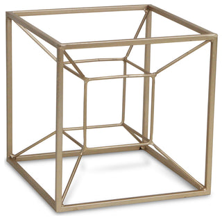 Metal Tesseract Shaped Table Decor