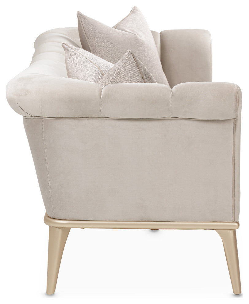 Yvette Sofa - Porcini/Champagne