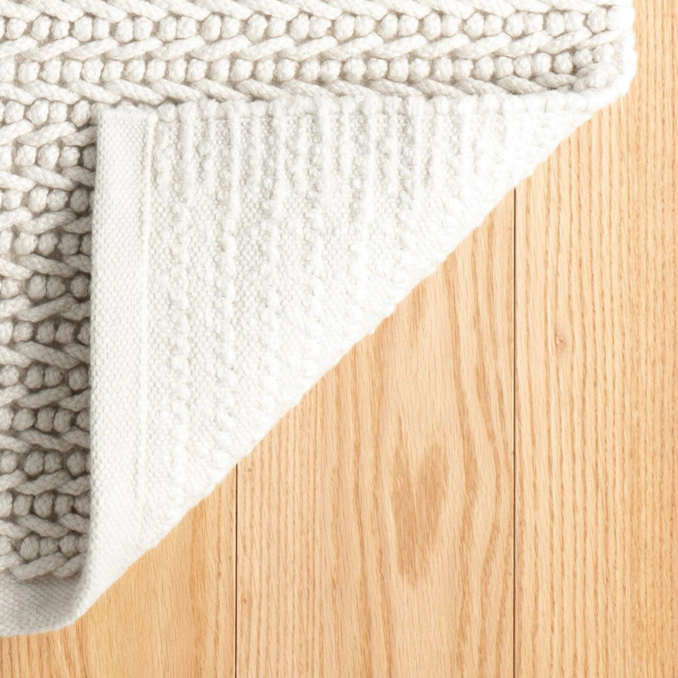 Dash & Albert Veranda Ivory Handwoven Performance Rug, Ivory, 8' x 10'