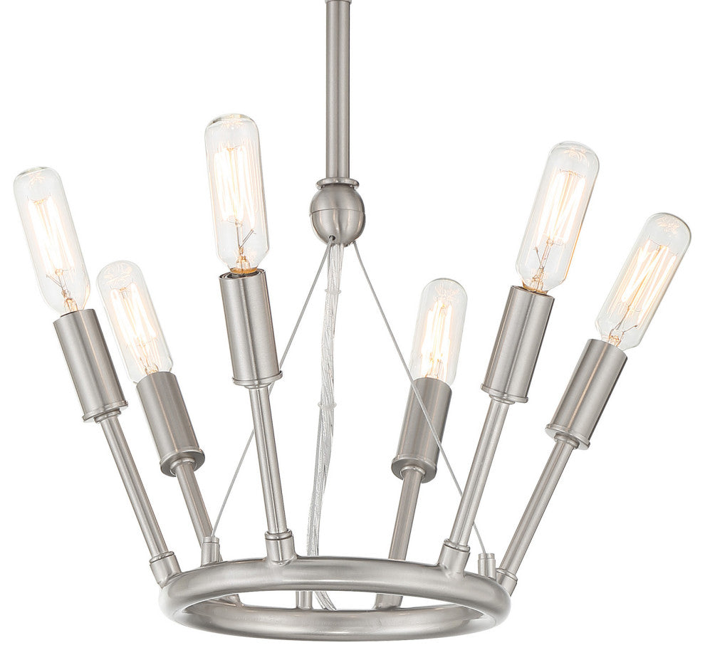 George Kovacs P1686-084, Royalty, 1-Light Semi Flush