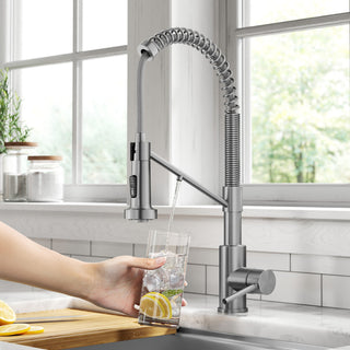 KRAUS Bolden Pull-Down Filter Kitchen Faucet SFS w/ Purita Filtration System
