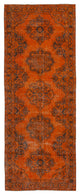 Rug N Carpet - Handmade Anatolian 4' 8" x 12' 4" Antique Runner Rug