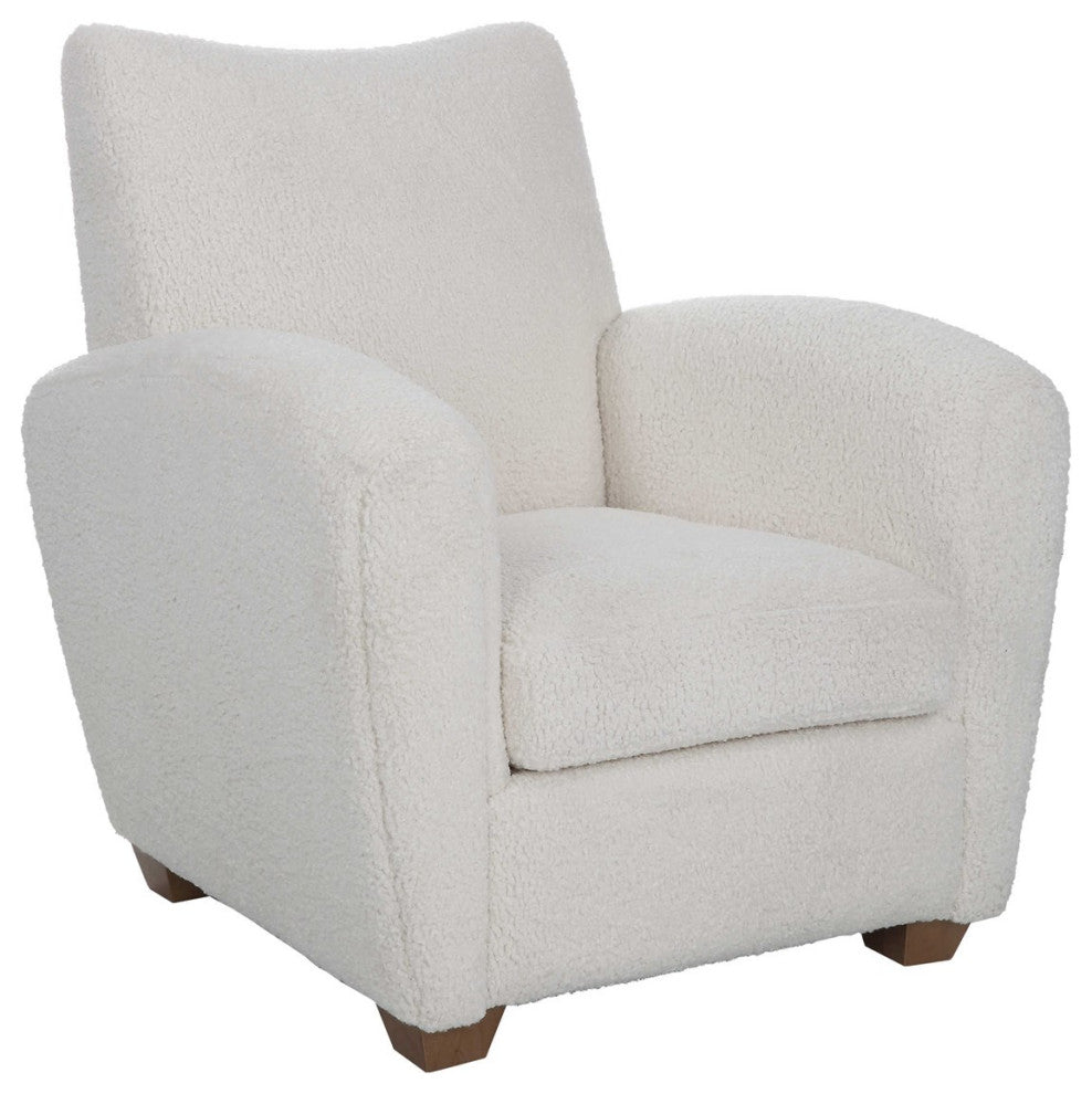 Uttermost Teddy Accent Chair, Natural