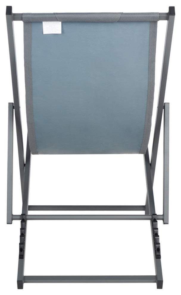 Safavieh Outdoor Camlin Set of 2 Sling Chairs Grey