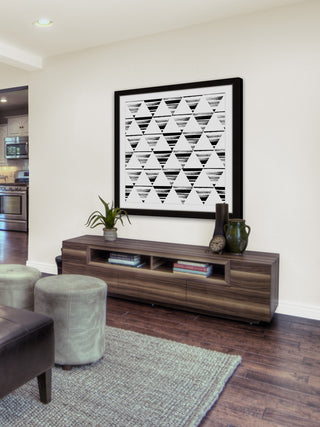 "Triangle Checkerboard" Framed Art Print