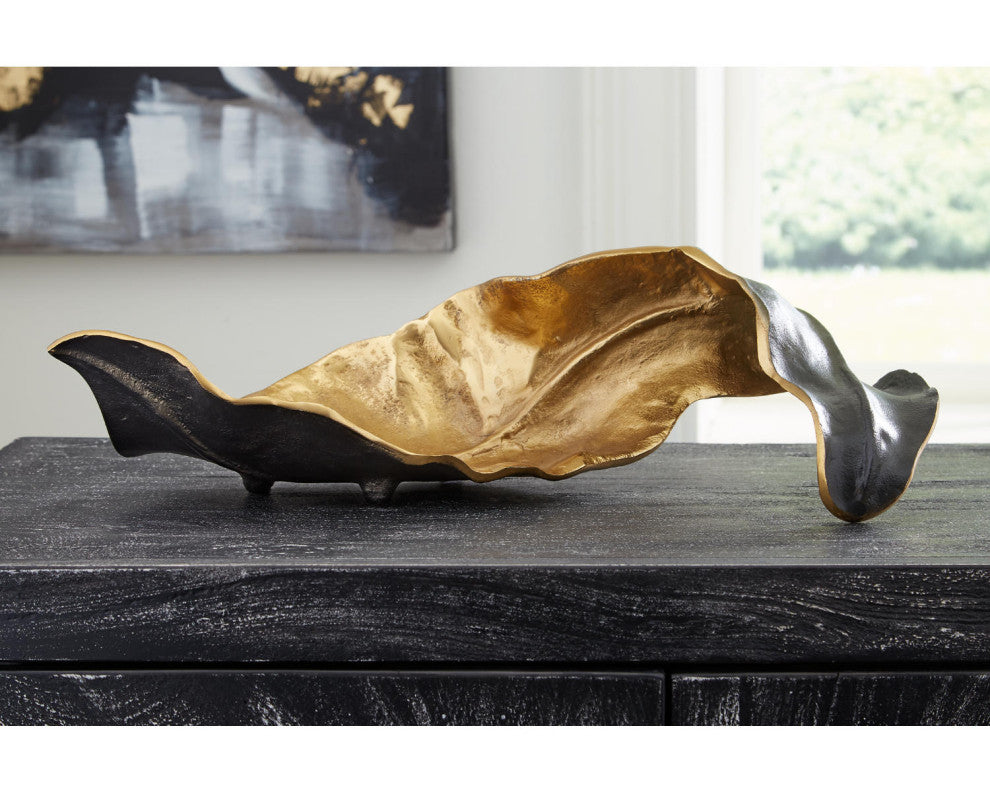 Melinda Black/Gold Finish Sculpture