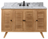 Avanity Harper Vanity Combo, Natural Teak, 48"