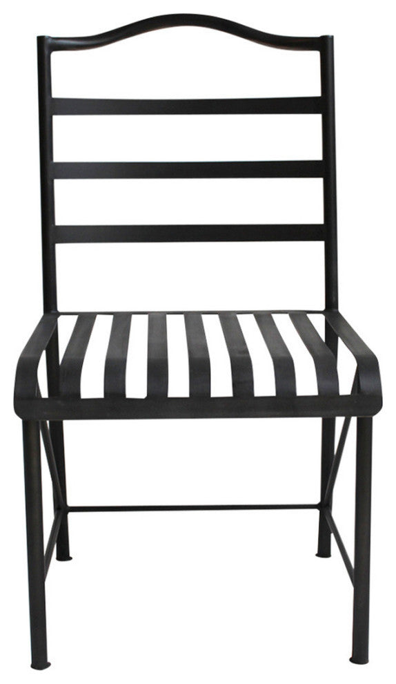 Classic Black Iron Bistro Chair