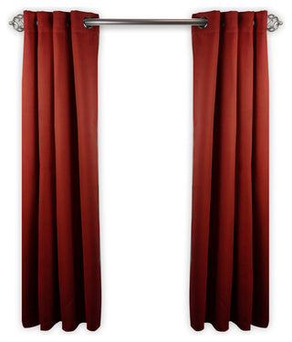 Heavy Duty Drapery Single Panel, Red, 150"x96"