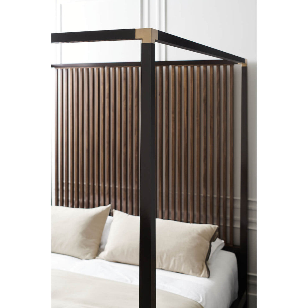Mid Century Modern Canopy Bed Queen