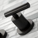 KS8125CML 2-Handle 8" Wall Mount Bathroom Faucet, Oil Rubbed Bronze