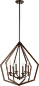 Knox 6-Light Pendant, Oiled Bronze