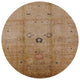 Ahgly Company Indoor Round Mid-Century Modern Area Rugs, 3' Round