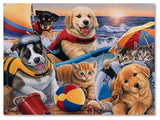 Jenny Newland 'Beach Buddies' Canvas Art, 24x18