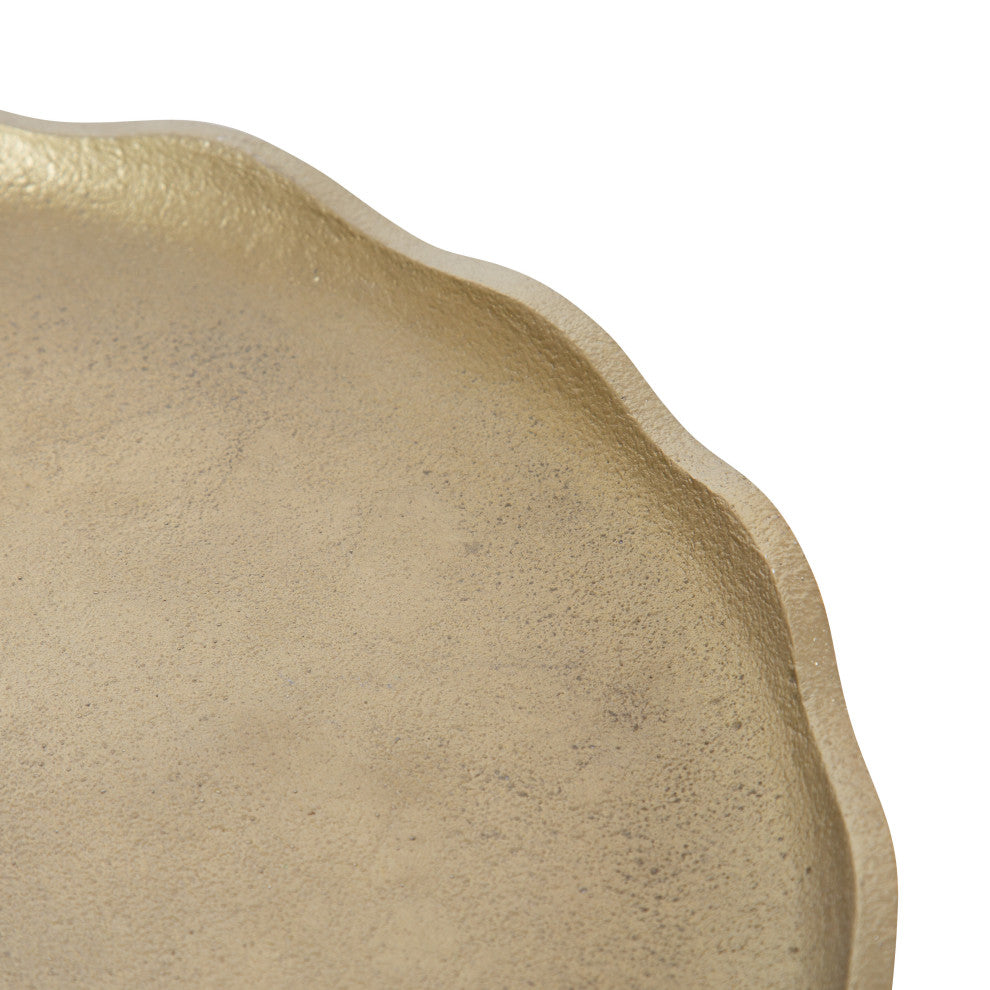 Alessia Decorative Tray, Gold, 16"