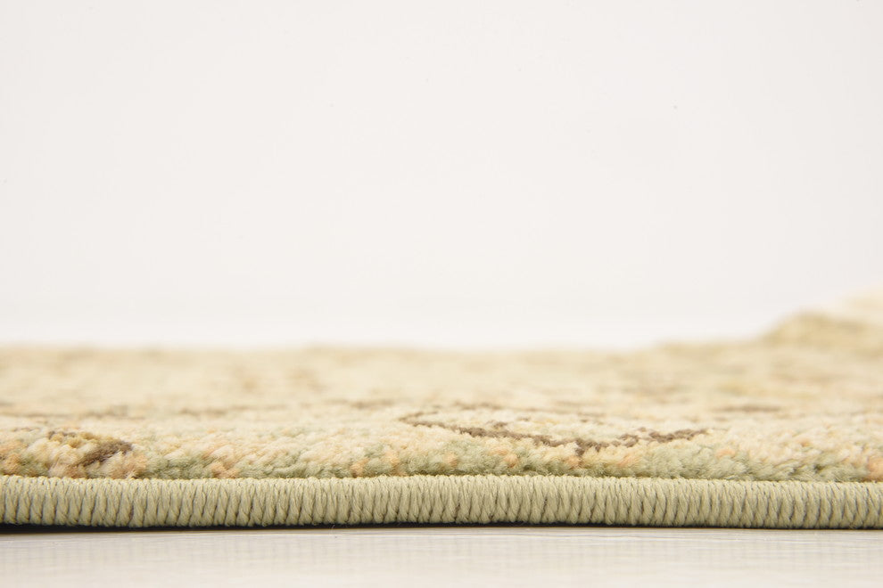 Unique Loom Light Green Jackson Palace 2'' 0 x 6'' 0 Runner Rug