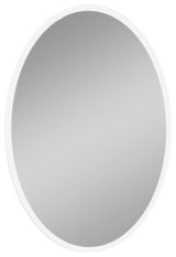 IB MIRROR Dimmable Backlit Bathroom Mirror Oval 24"x36", Crystal Clear Mirror, 6000 K, Cold White