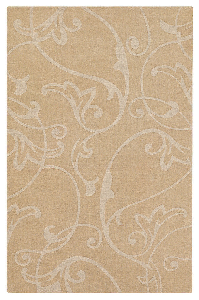 Jaipur Transitional Area Rug, Beige, 5'x7'