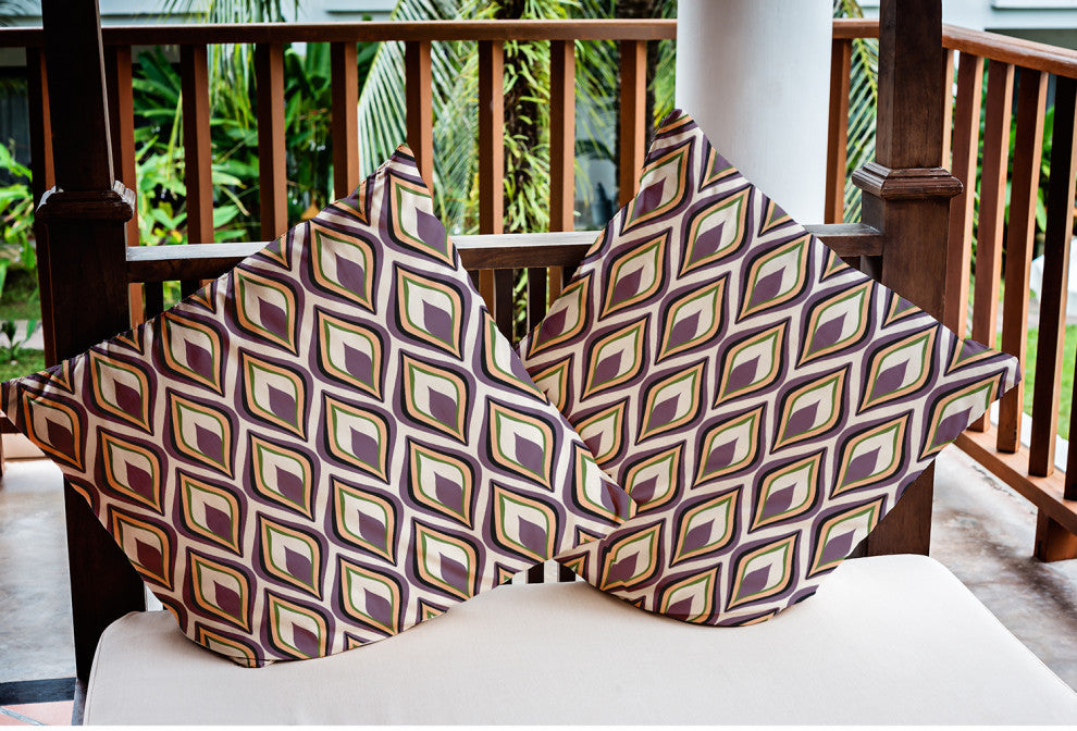 Feathers Indoor/Outdoor Throw Pillow, Larkspur, 20"x20"