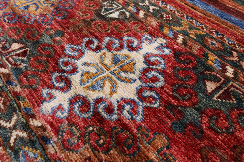 Khorjin Super Kazak Handmade Rug 3' 4" X 5' 0" Q7758