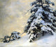Jonas Lie After the Snowfall Wall Decal