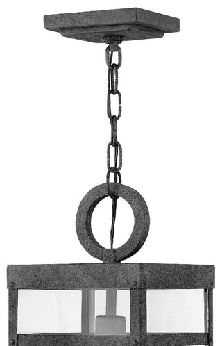 Hinkley Porter Medium Hanging Lantern, Aged Zinc
